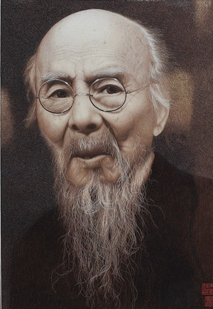 潮繡作品-齊白石