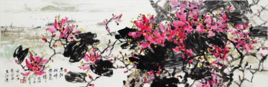 潮汕“紫荊畫王”開畫展 邀您共賞“春韻”