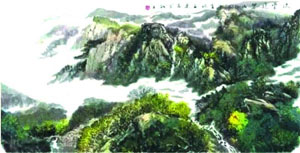 山水畫家王惠存